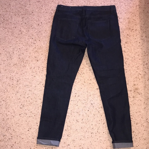 Loft modern skinny button fly jeans size 8/29 - Picture 10 of 11